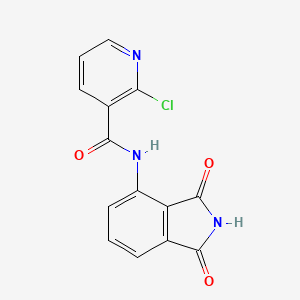 2-chloro-N-(1,3-dioxoisoindol-4-yl)pyridine-3-carboxamide