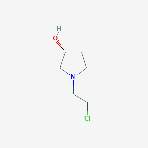 molecular formula C6H12ClNO B2933392 (R)-1-(2-Chloroethyl)pyrrolidin-3-OL CAS No. 1039826-52-2