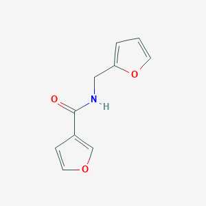 molecular formula C10H9NO3 B2933396 N-[(furan-2-yl)methyl]furan-3-carboxamide CAS No. 1789530-43-3