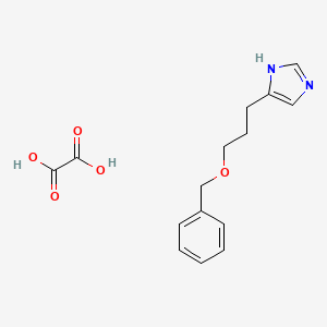 molecular formula C15H18N2O5 B2933410 Proxyfan oxalate 