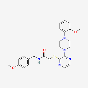 molecular formula C25H29N5O3S B2933412 N-(4-chlorophenyl)-1-[5-(4-methylphenyl)pyrimidin-2-yl]piperidine-3-carboxamide CAS No. 1116007-42-1