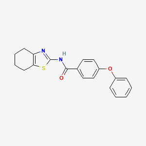 4-phenoxy-N-(4,5,6,7-tetrahydro-1,3-benzothiazol-2-yl)benzamide