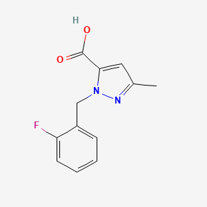 1-(2-Fluorobenzyl)-3-methyl-1H-pyrazole-5-carboxylic acid