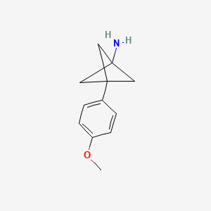 3-(4-Methoxyphenyl)bicyclo[1.1.1]pentan-1-amine