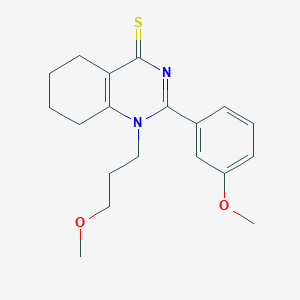 2-(3-methoxyphenyl)-1-(3-methoxypropyl)-5,6,7,8-tetrahydroquinazoline-4(1H)-thione