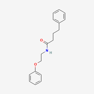 molecular formula C18H21NO2 B2933702 N-(2-phenoxyethyl)-4-phenylbutanamide CAS No. 1105208-70-5