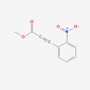 molecular formula C10H7NO4 B2933716 Methyl 3-(2-nitrophenyl)prop-2-ynoate CAS No. 7515-14-2