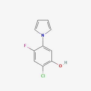 2-Chloro-4-fluoro-5-(1H-pyrrol-1-yl)phenol