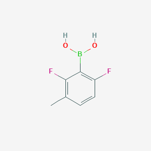 molecular formula C7H7BF2O2 B2933816 2,6-Difluoro-3-methylphenylboronic acid CAS No. 1586045-40-0