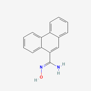 molecular formula C15H12N2O B2933834 Phenanthrene-9-carboxamidoxime CAS No. 885966-97-2