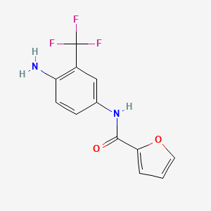 N-[4-amino-3-(trifluoromethyl)phenyl]furan-2-carboxamide