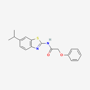 molecular formula C18H18N2O2S B2933888 N-(6-isopropylbenzo[d]thiazol-2-yl)-2-phenoxyacetamide CAS No. 892853-99-5