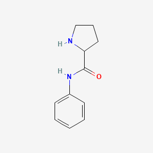 molecular formula C11H14N2O B2933893 N-phenylpyrrolidine-2-carboxamide CAS No. 25746-83-2
