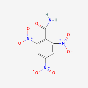 molecular formula C7H4N4O7 B2933938 2,4,6-Trinitrobenzamide CAS No. 51226-42-7