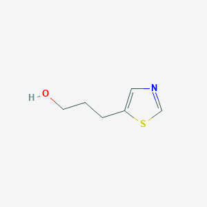 molecular formula C6H9NOS B2934027 3-(1,3-Thiazol-5-yl)propan-1-ol CAS No. 1000527-93-4