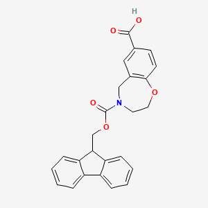 4-(9H-Fluoren-9-ylmethoxycarbonyl)-3,5-dihydro-2H-1,4-benzoxazepine-7-carboxylic acid