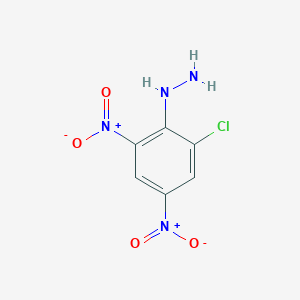 molecular formula C6H5ClN4O4 B2934040 (2-Chloro-4,6-dinitrophenyl)hydrazine CAS No. 89581-78-2