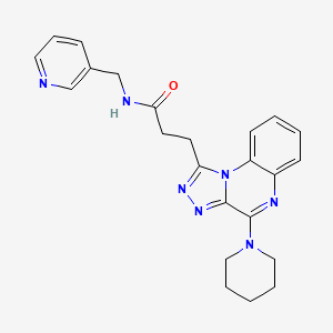5-benzoyl-3-{[(4-chlorobenzyl)oxy]methyl}-1-methyl-4,5,6,7-tetrahydro-1H-pyrazolo[4,3-c]pyridine