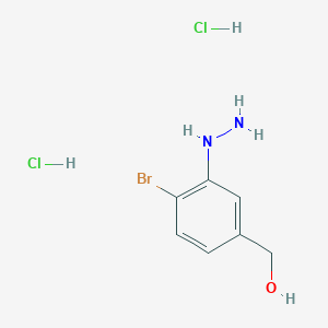 (4-Bromo-3-hydrazinylphenyl)methanol dihydrochloride