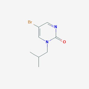 molecular formula C8H11BrN2O B2934094 5-Bromo-1-isobutylpyrimidin-2(1H)-one CAS No. 1936367-84-8