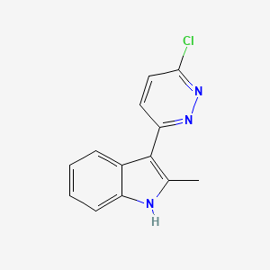 3-(6-chloro-3-pyridazinyl)-2-methyl-1H-indole