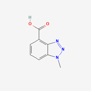 B2934182 1-Methyl-1H-benzo[d][1,2,3]triazole-4-carboxylic acid CAS No. 1312556-53-8
