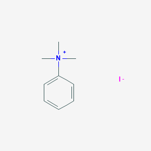 molecular formula C9H14IN B029342 Trimethylphenylammonium iodide CAS No. 98-04-4