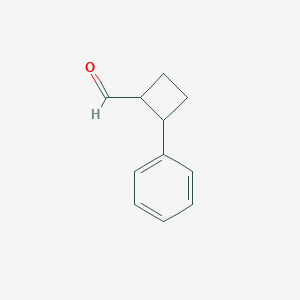 molecular formula C11H12O B2934205 2-Phenylcyclobutane-1-carbaldehyde CAS No. 205679-31-8