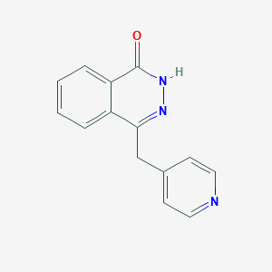 molecular formula C14H11N3O B029346 4-(pyridin-4-ylmethyl)phthalazin-1(2H)-one CAS No. 107558-48-5