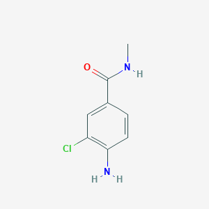 molecular formula C8H9ClN2O B2934602 4-amino-3-chloro-N-methylbenzamide CAS No. 408316-92-7