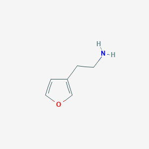 molecular formula C6H9NO B2934610 2-(furan-3-yl)ethan-1-amine CAS No. 53916-75-9