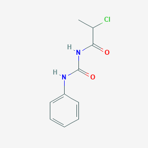 molecular formula C10H11ClN2O2 B2934629 3-(2-Chloropropanoyl)-1-phenylurea CAS No. 923162-64-5
