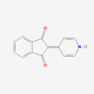 molecular formula C14H9NO2 B029347 3-hydroxy-2-(pyridin-4-yl)-1H-inden-1-one CAS No. 67592-40-9