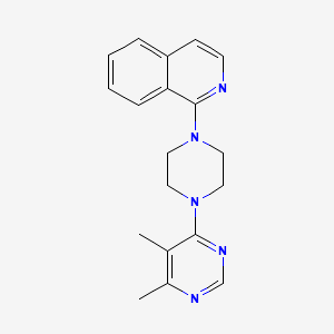 1-[4-(5,6-Dimethylpyrimidin-4-yl)piperazin-1-yl]isoquinoline