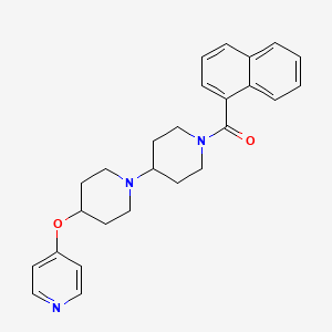Naphthalen-1-yl(4-(pyridin-4-yloxy)-[1,4'-bipiperidin]-1'-yl)methanone