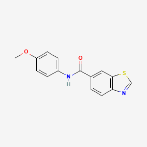 N-(4-methoxyphenyl)benzo[d]thiazole-6-carboxamide