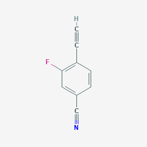 4-Ethynyl-3-fluorobenzonitrile