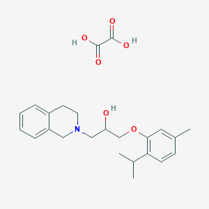 1-(3,4-dihydroisoquinolin-2(1H)-yl)-3-(2-isopropyl-5-methylphenoxy)propan-2-ol oxalate