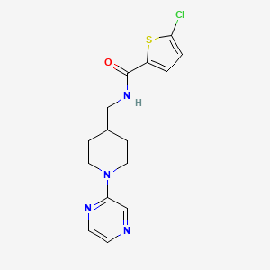 5-chloro-N-((1-(pyrazin-2-yl)piperidin-4-yl)methyl)thiophene-2-carboxamide