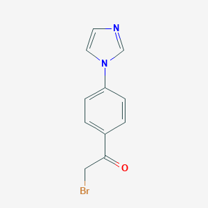 2-Bromo-1-(4-imidazol-1-yl-phenyl)ethanone