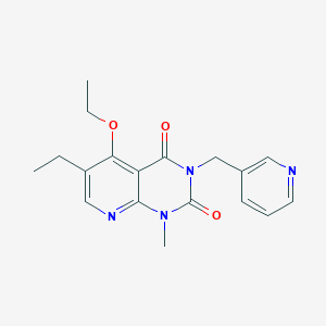 5-ethoxy-6-ethyl-1-methyl-3-(pyridin-3-ylmethyl)pyrido[2,3-d]pyrimidine-2,4(1H,3H)-dione