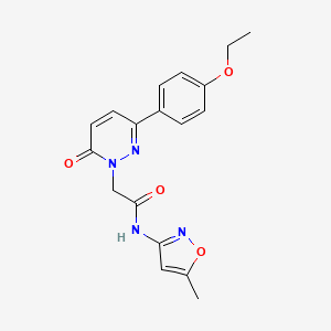 2-(3-(4-ethoxyphenyl)-6-oxopyridazin-1(6H)-yl)-N-(5-methylisoxazol-3-yl)acetamide