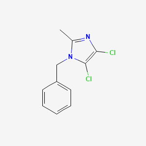molecular formula C11H10Cl2N2 B2934849 1-benzyl-4,5-dichloro-2-methyl-1H-imidazole CAS No. 1219563-82-2