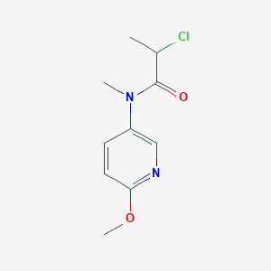 2-Chloro-N-(6-methoxypyridin-3-yl)-N-methylpropanamide
