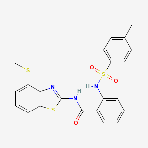 2-(4-methylbenzenesulfonamido)-N-[4-(methylsulfanyl)-1,3-benzothiazol-2-yl]benzamide