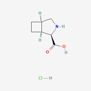 (1S,2R,5R)-3-Azabicyclo[3.2.0]heptane-2-carboxylic acid;hydrochloride