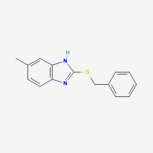 2-benzylsulfanyl-6-methyl-1H-benzimidazole