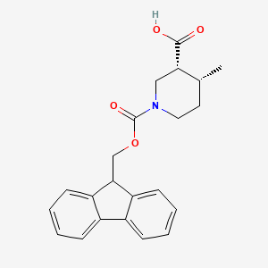 (3R,4R)-1-(9H-Fluoren-9-ylmethoxycarbonyl)-4-methylpiperidine-3-carboxylic acid