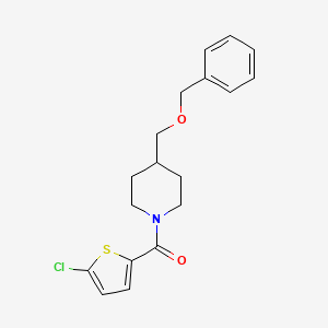 (4-((Benzyloxy)methyl)piperidin-1-yl)(5-chlorothiophen-2-yl)methanone