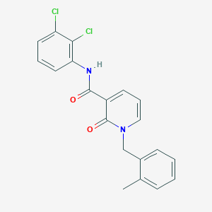 molecular formula C20H16Cl2N2O2 B2935022 N-(2,3-dichlorophenyl)-1-(2-methylbenzyl)-2-oxo-1,2-dihydropyridine-3-carboxamide CAS No. 941909-28-0